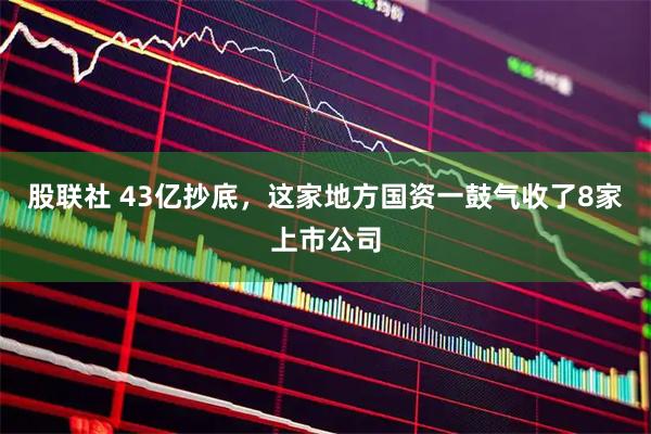 股联社 43亿抄底，这家地方国资一鼓气收了8家上市公司
